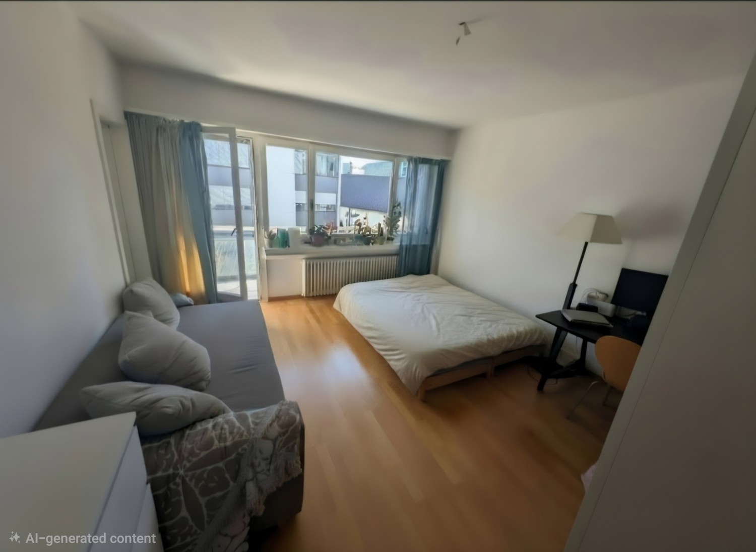 Furnished room with balcony in Zurich 8004