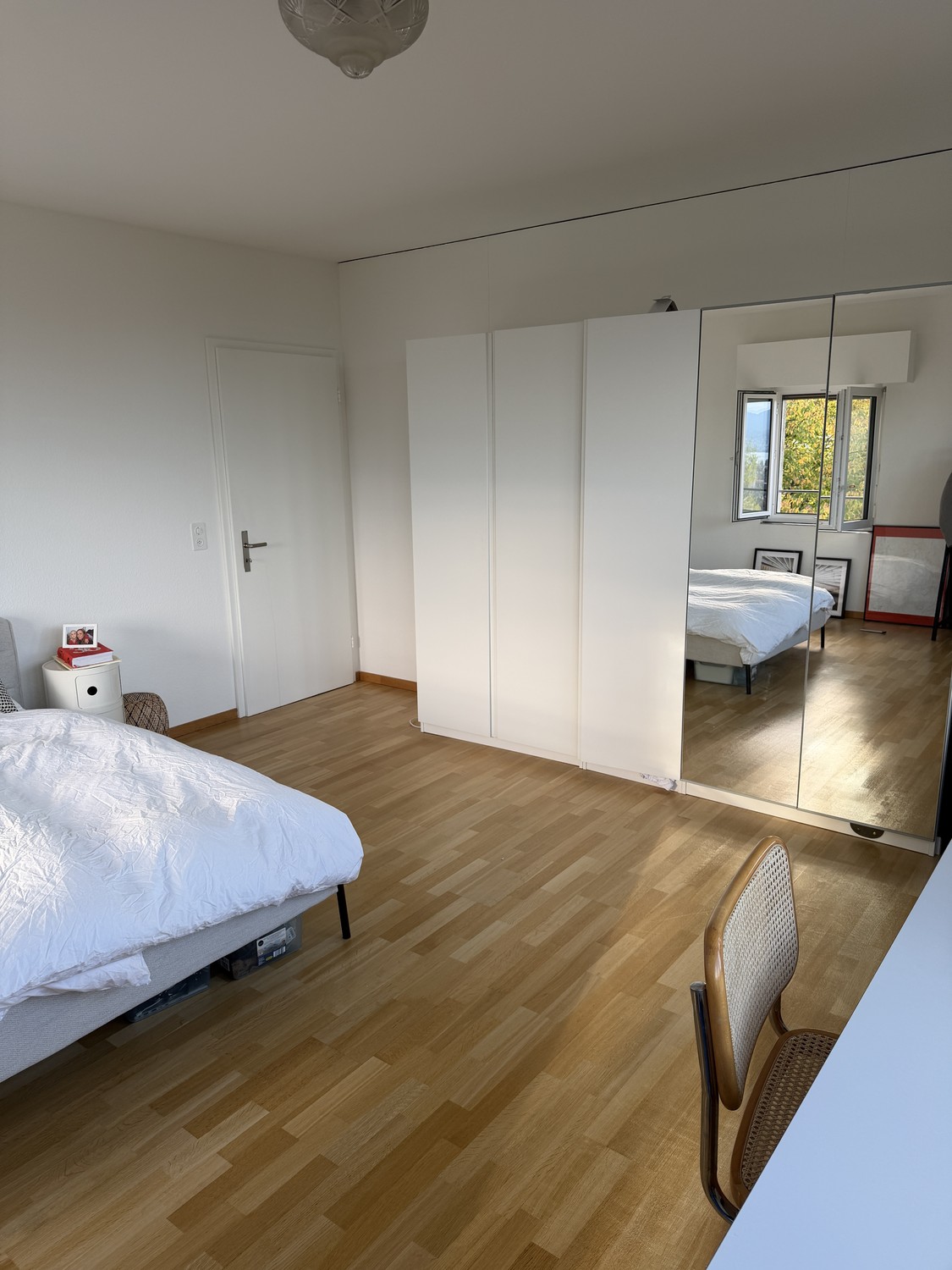 Spacious room with lake and mountain views in Zurichberg