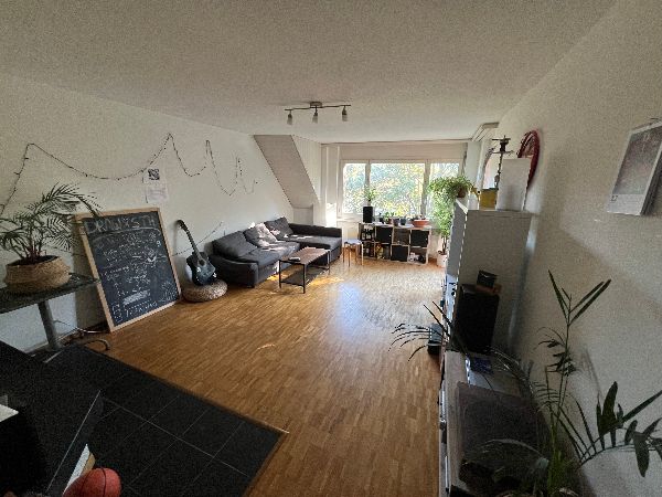 Spacious room in a bright Zurich apartment